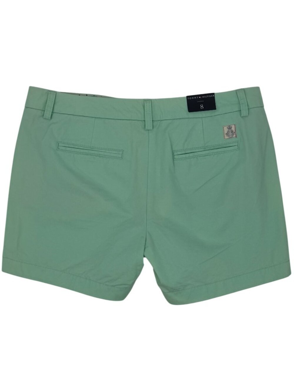 NWT Tommy Hilfiger Green Cotton Shorts | 2012 Preppy Retro Athleisure Minimalist - Picture 5 of 14